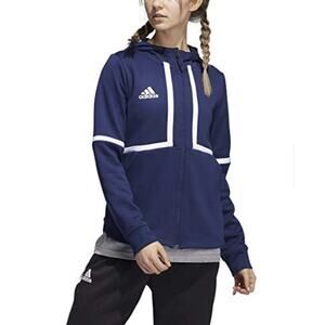 NWT Adidas Women Navy Blue Long Sleeve Under The Lights Full Zip Jacket Size XLT